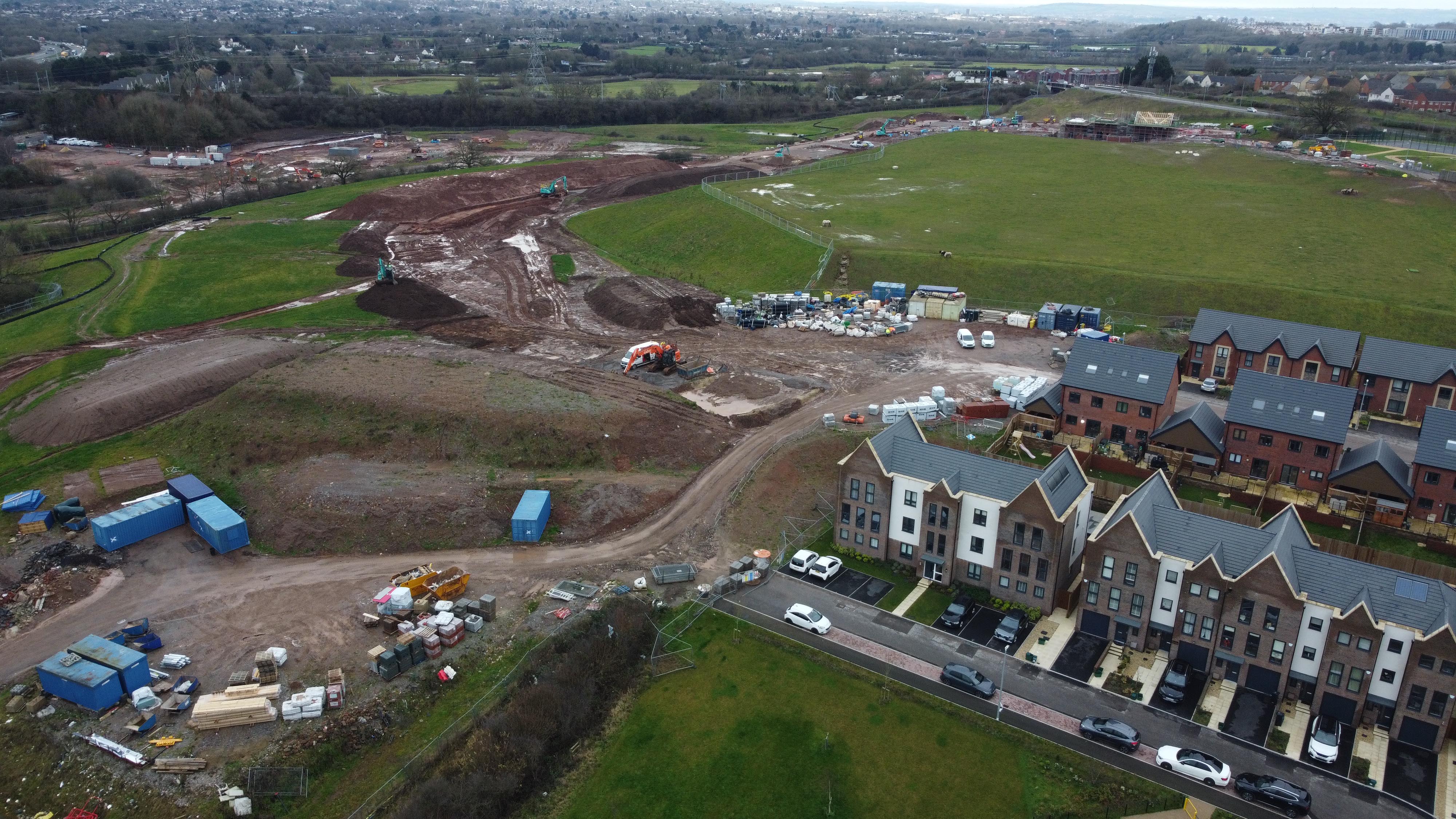 Mulgrove Farm Village Bristol Civil Engineering Project United Kingdom